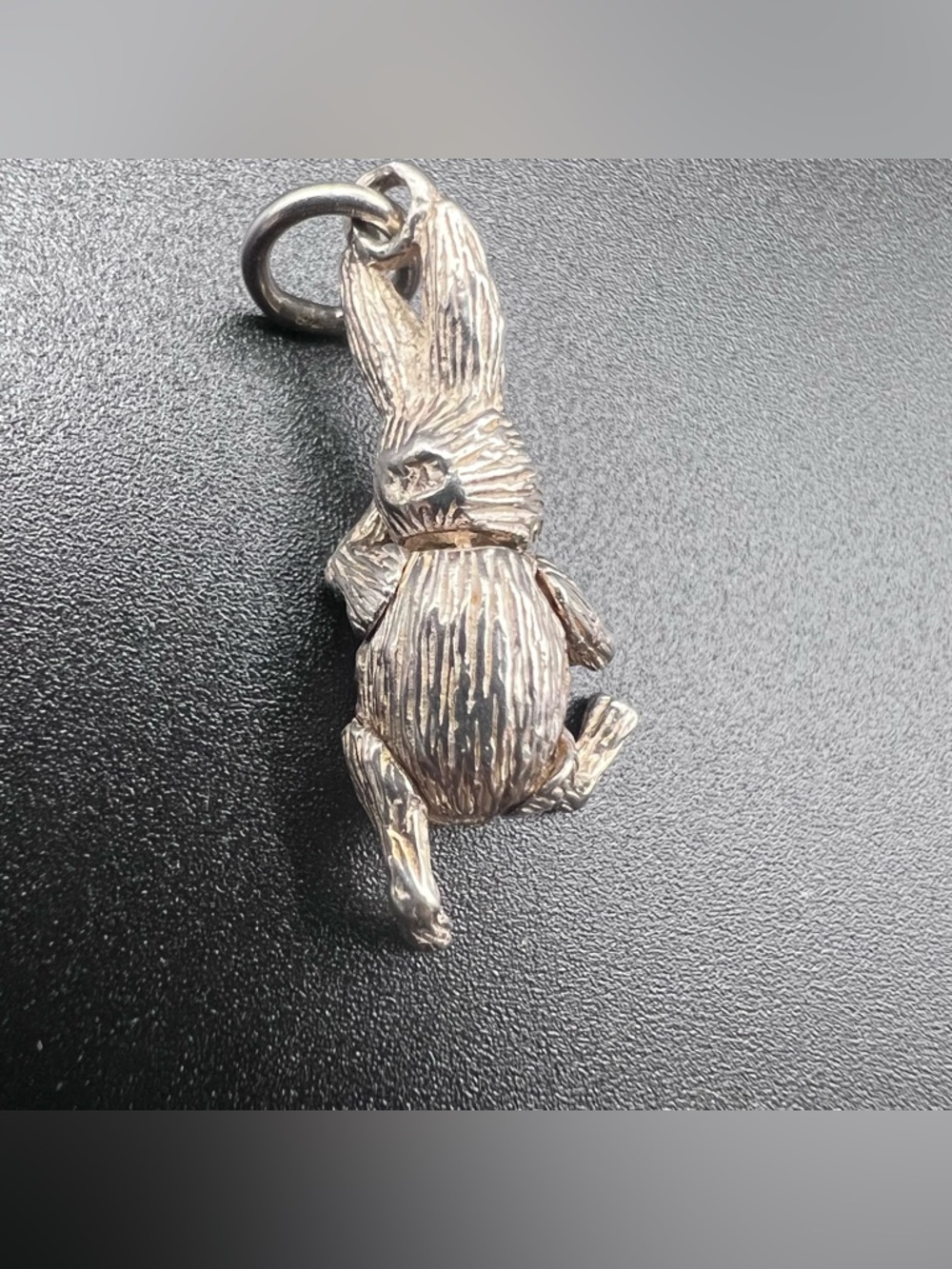 Sterling Silver Articulated Bunny Charm - Picture 3 of 4